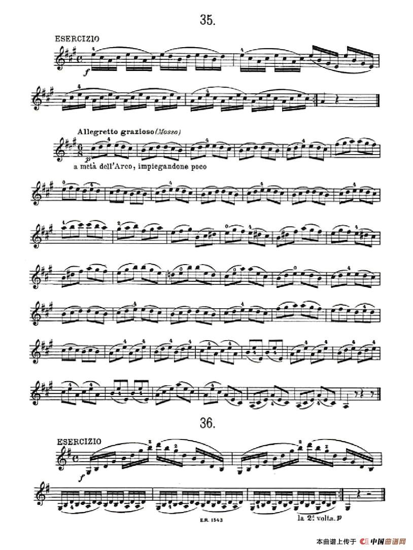 36 Studi Melodici E Facilissimi Op.48之31—36（36首容易旋