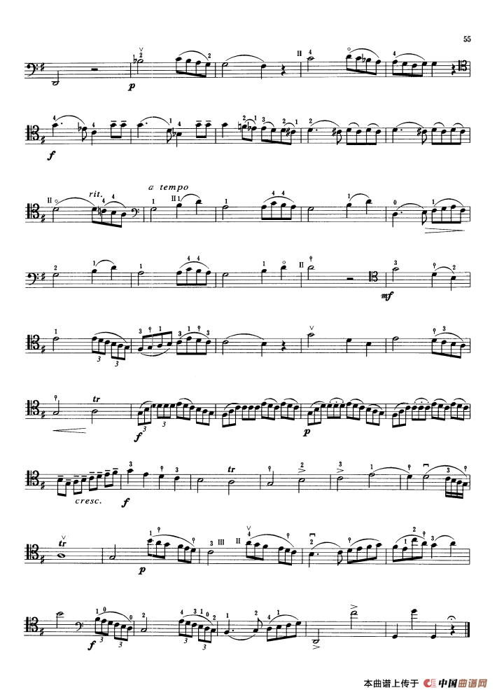 G大调奏鸣曲 （大提琴）
