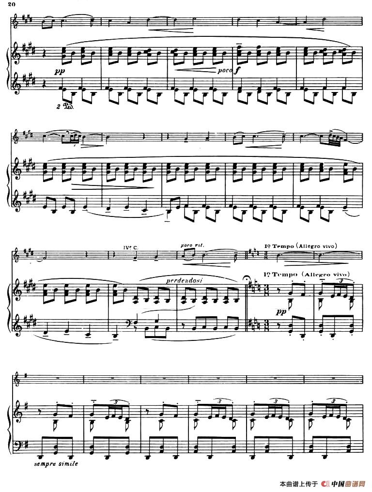 Suite of Spanish Folksongs- 6、JOTA（小提琴+钢琴伴奏）