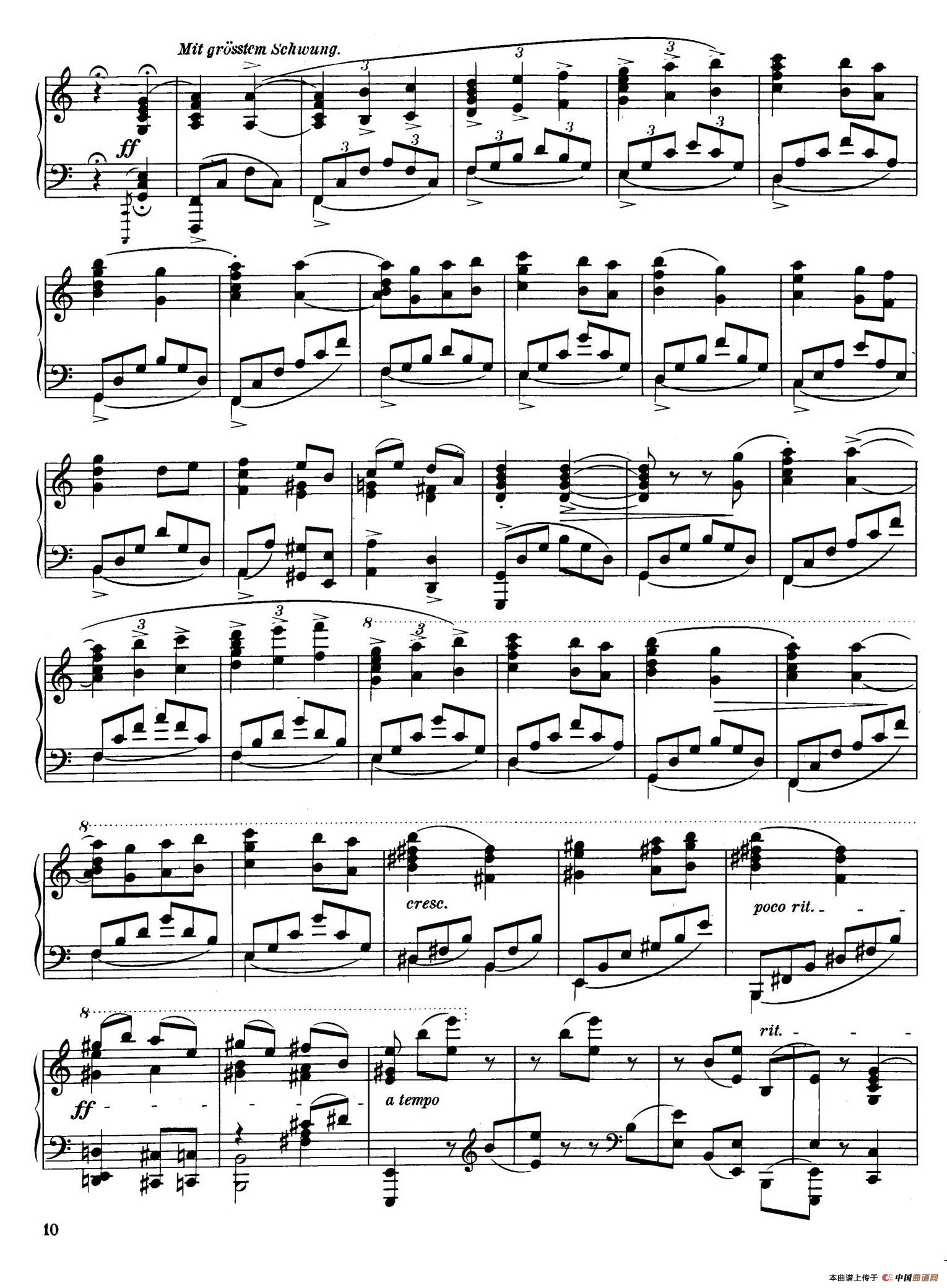 Four Rhapsodies Op.11（4首狂想曲·Ⅲ）