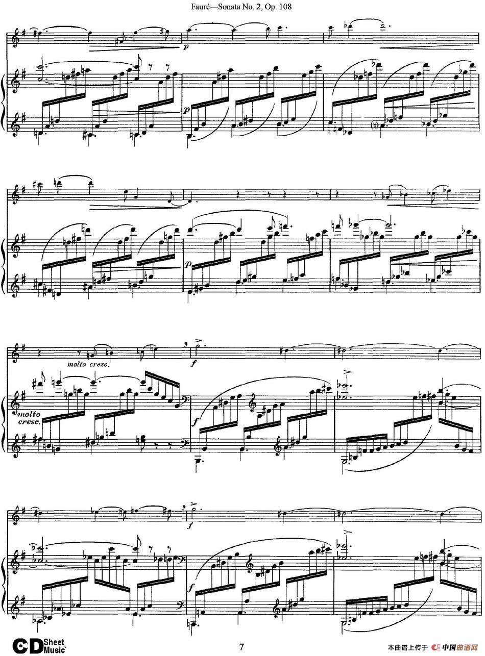 Violin Sonata No.2 Op.108（小提琴+钢琴伴奏）