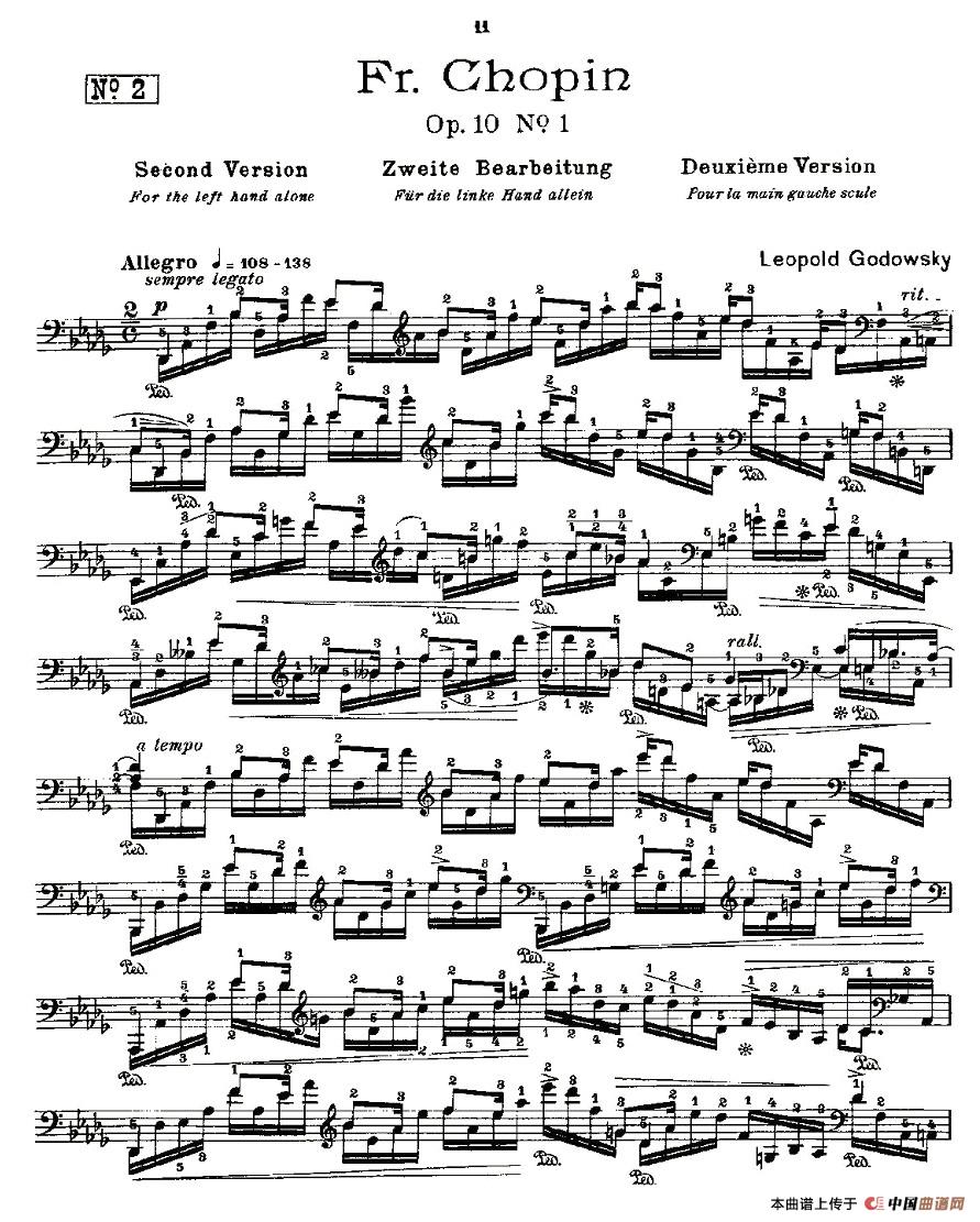 肖邦《练习曲》Fr.Chopin Op.10 No1-2
