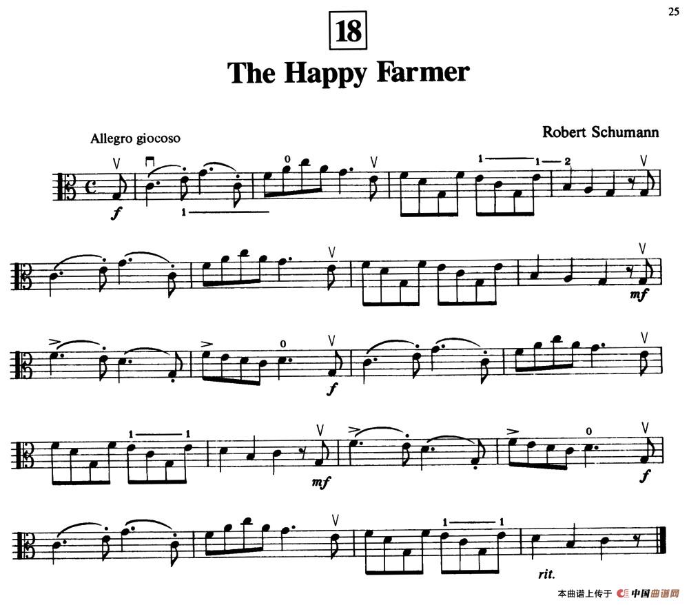 The Happy Farmer（中提琴）