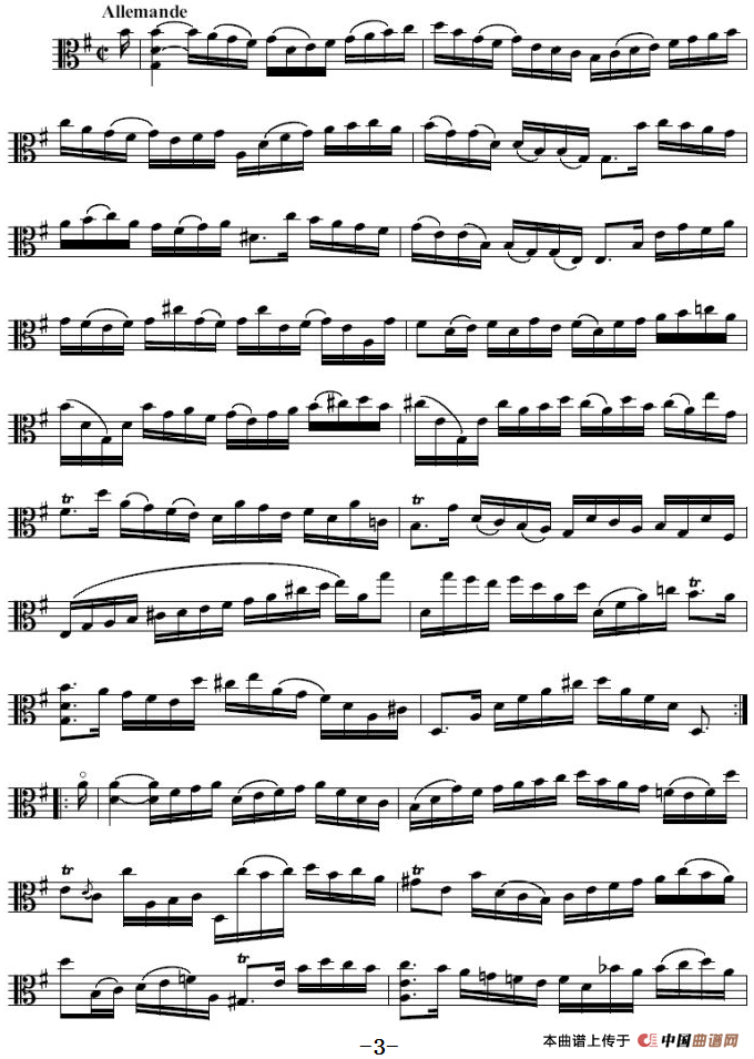 Bach《6 Suites》（巴赫《组曲》、中提琴）