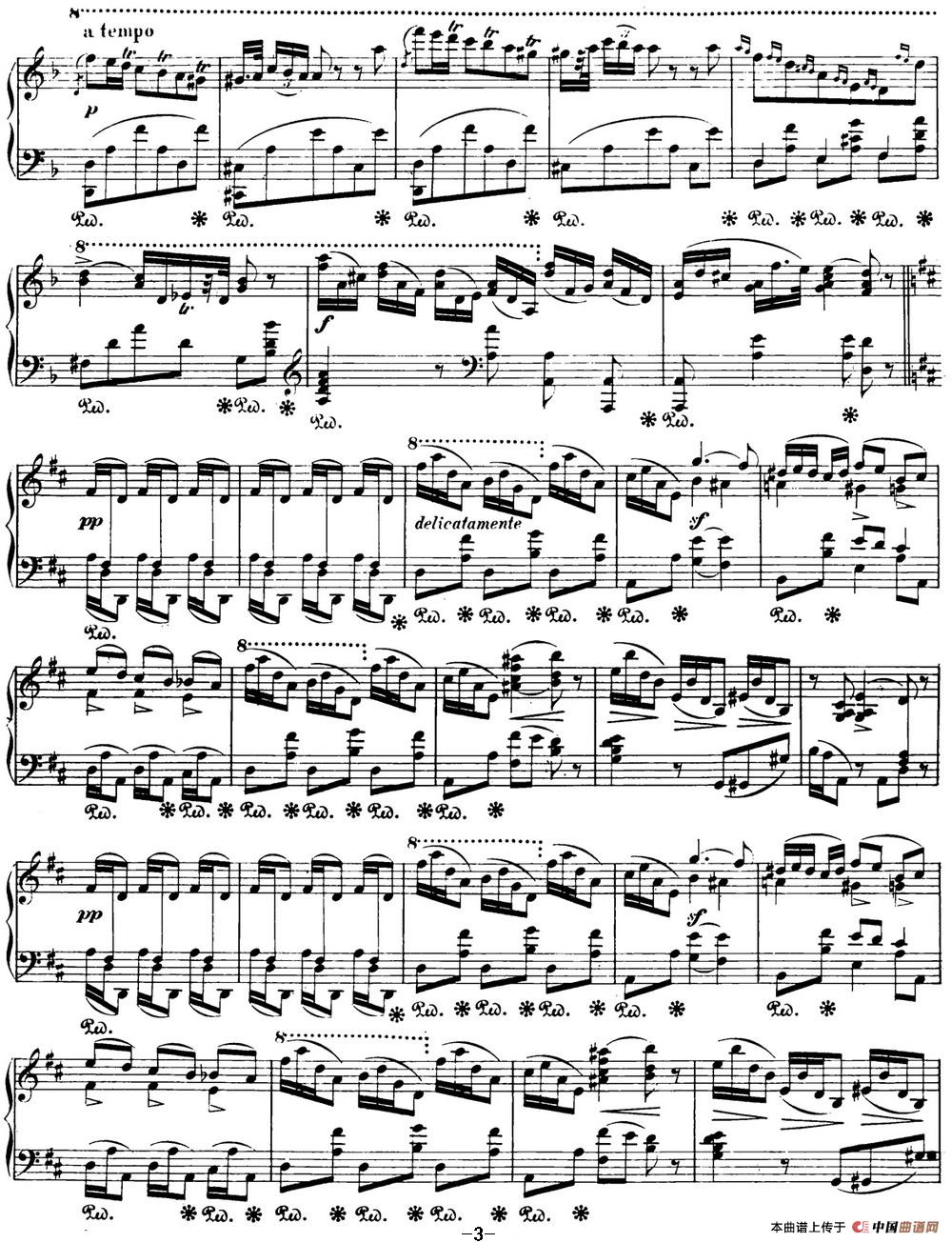 肖邦 波兰舞曲 Op.posth.71 No.1 d小调