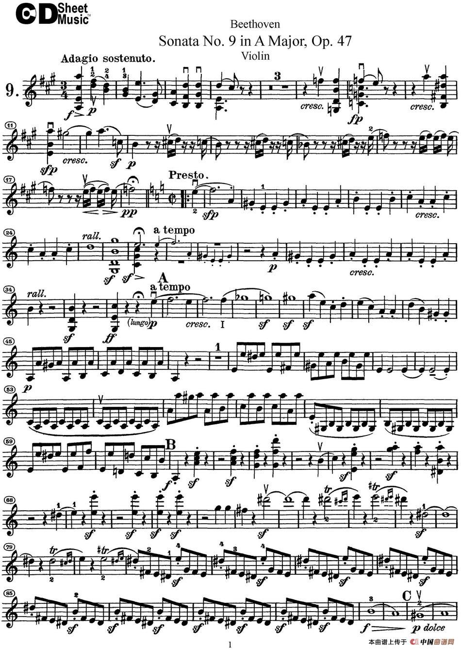 Violin Sonata No.9 in A Major Op.47_3