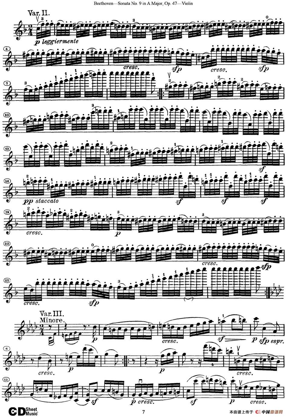 Violin Sonata No.9 in A Major Op.47_3