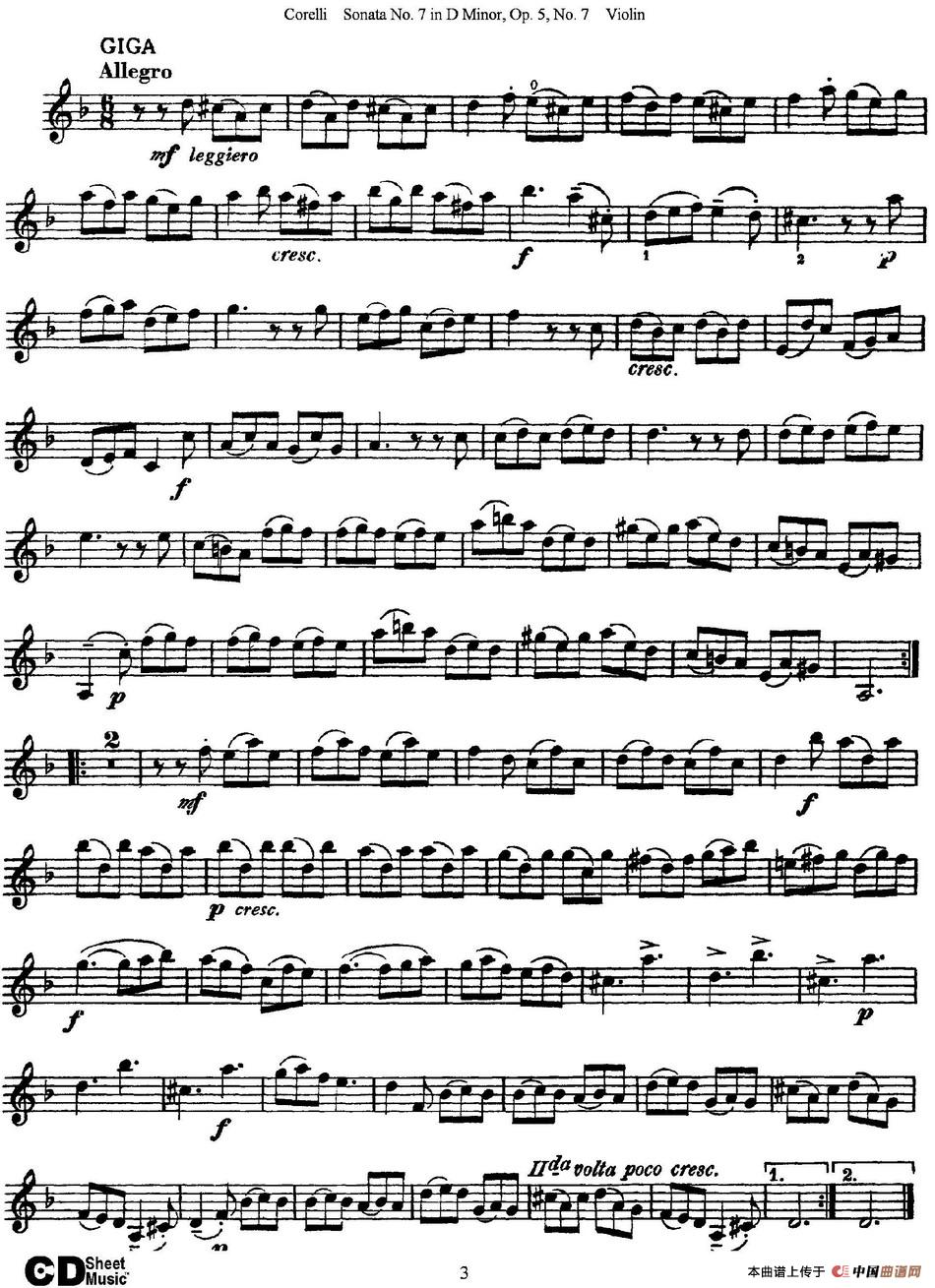 Sonata No.7 in D MinorOp.5 No.7