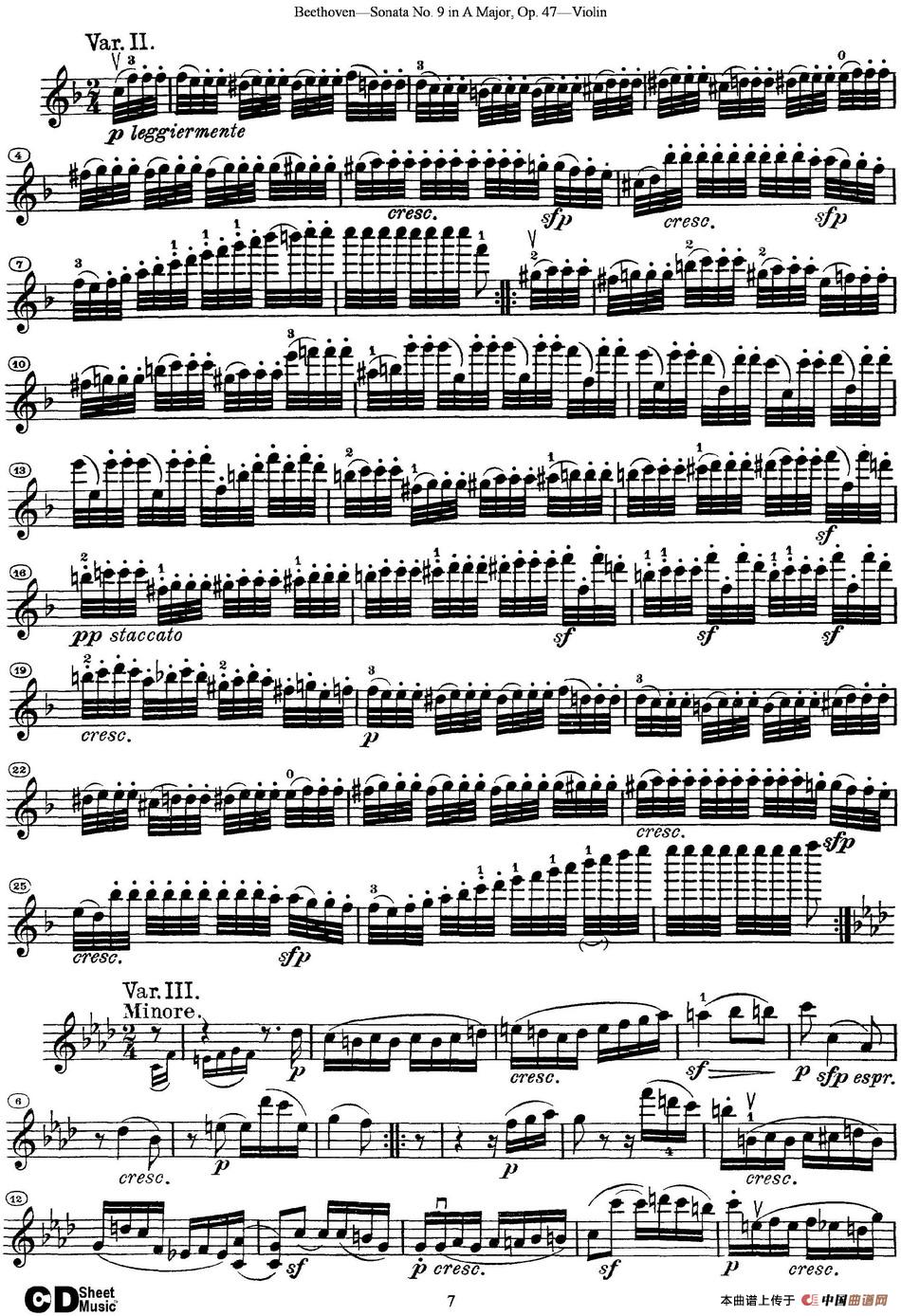 Violin Sonata No.9 in A Major Op.47_5