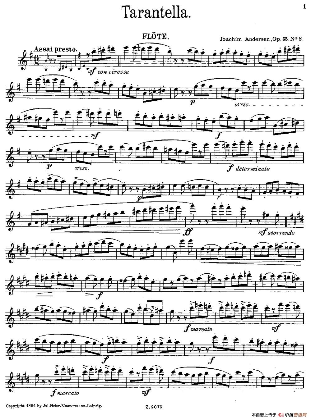 Tarantelle（Op.55 No.8）