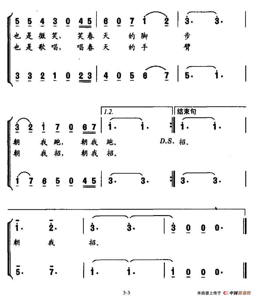 雪花飘（张婷词 陆军曲、合唱）