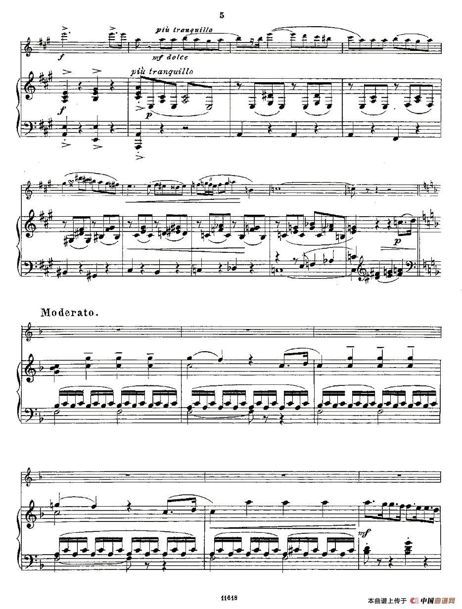 Opern-Transcriptionen.Op.45-3（长笛+钢琴伴奏）