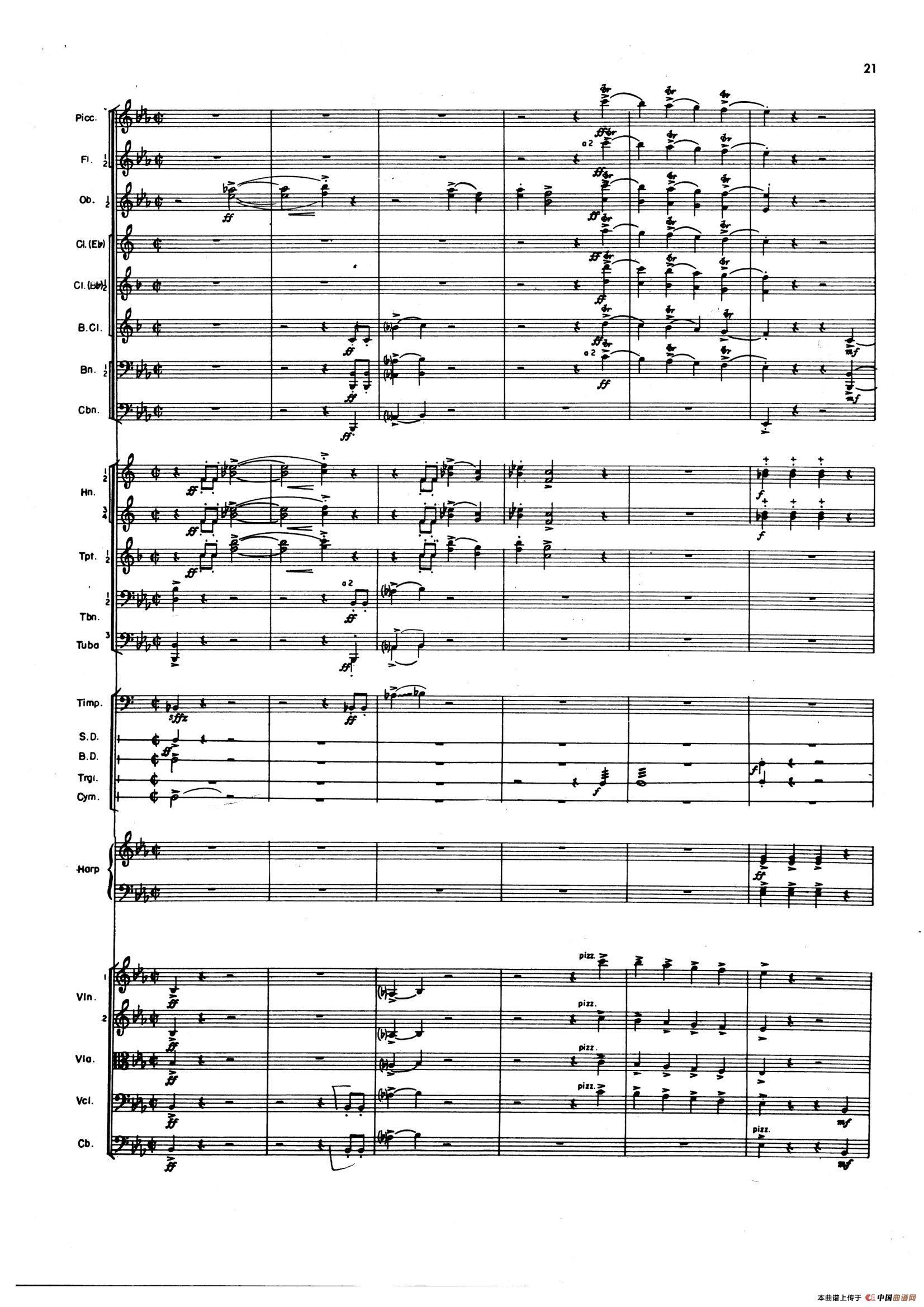 OVERTURE TO CANDIDE（《坎迪德》序曲）（交响乐总谱
