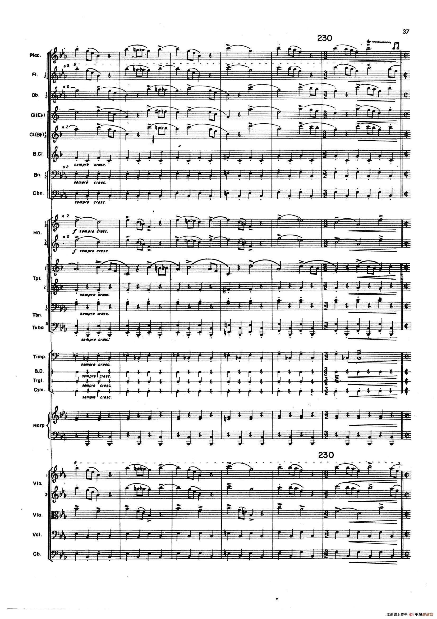 OVERTURE TO CANDIDE（《坎迪德》序曲）（交响乐总谱