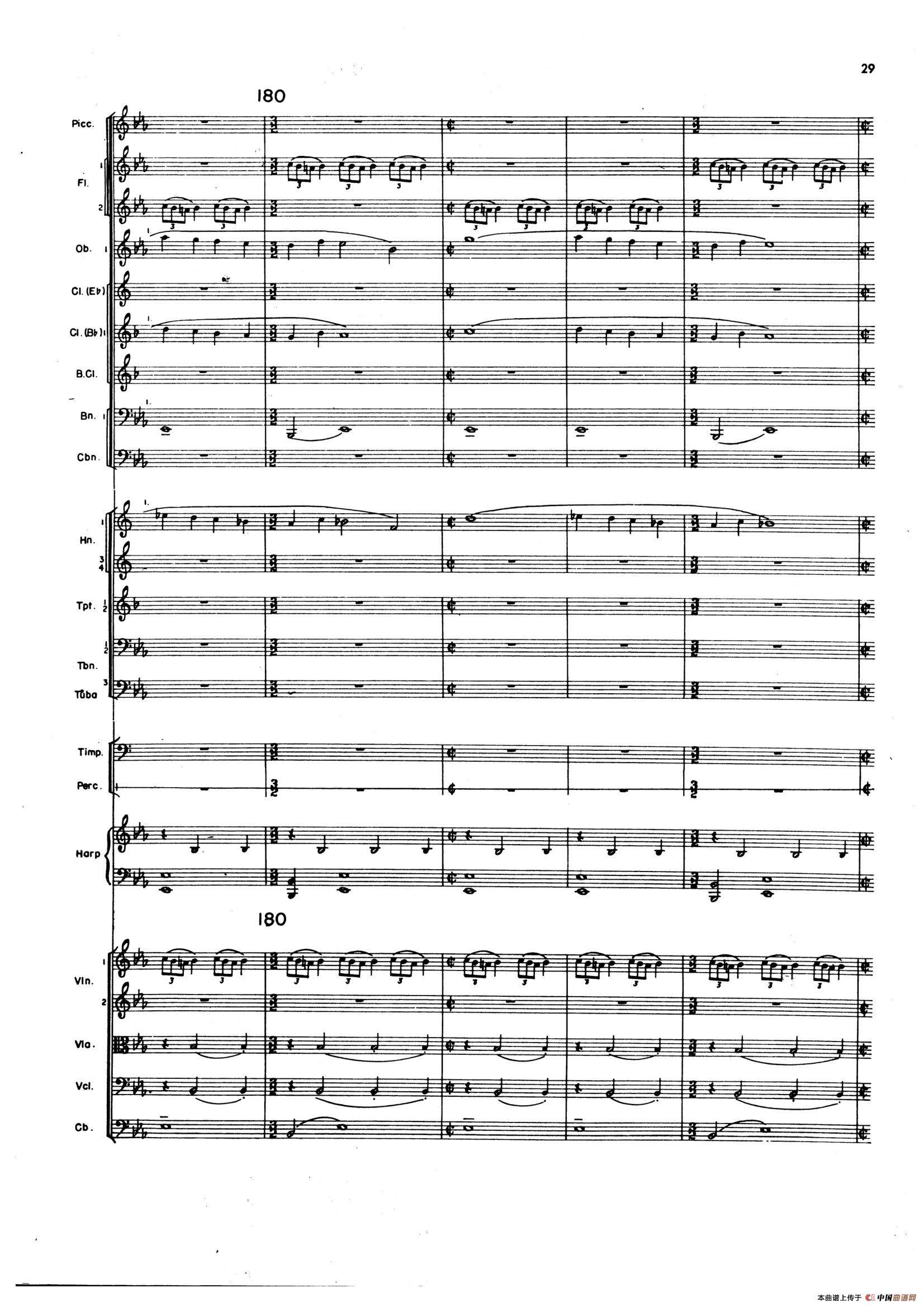 OVERTURE TO CANDIDE（《坎迪德》序曲）（交响乐总谱