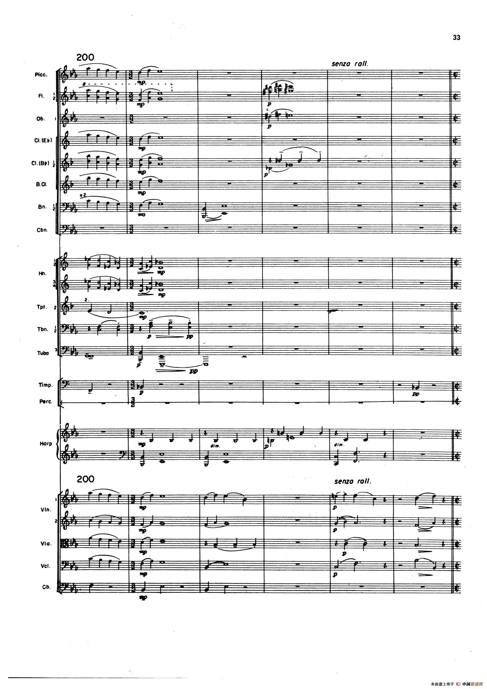 OVERTURE TO CANDIDE（《坎迪德》序曲）（交响乐总谱