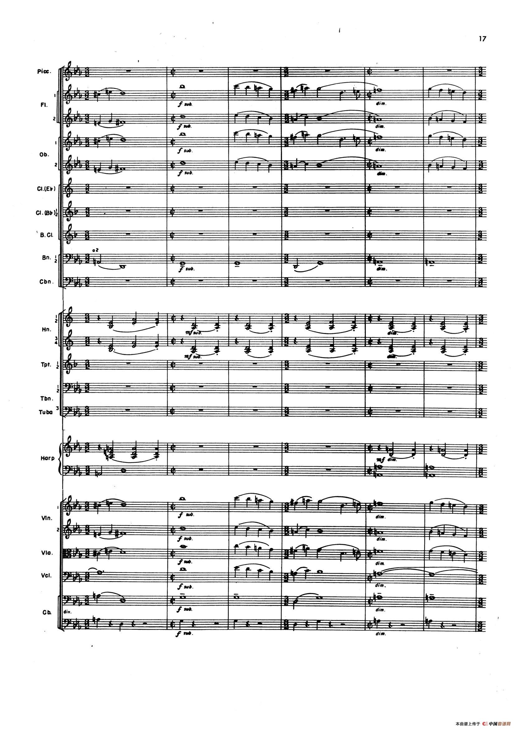 OVERTURE TO CANDIDE（《坎迪德》序曲）（交响乐总谱
