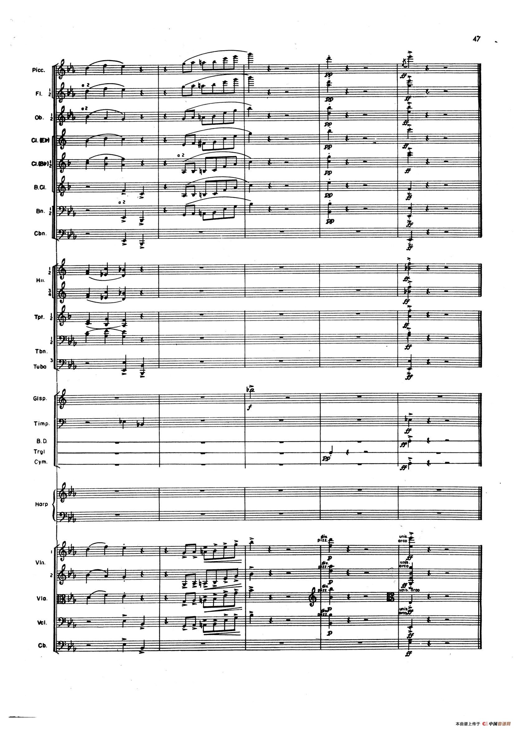 OVERTURE TO CANDIDE（《坎迪德》序曲）（交响乐总谱