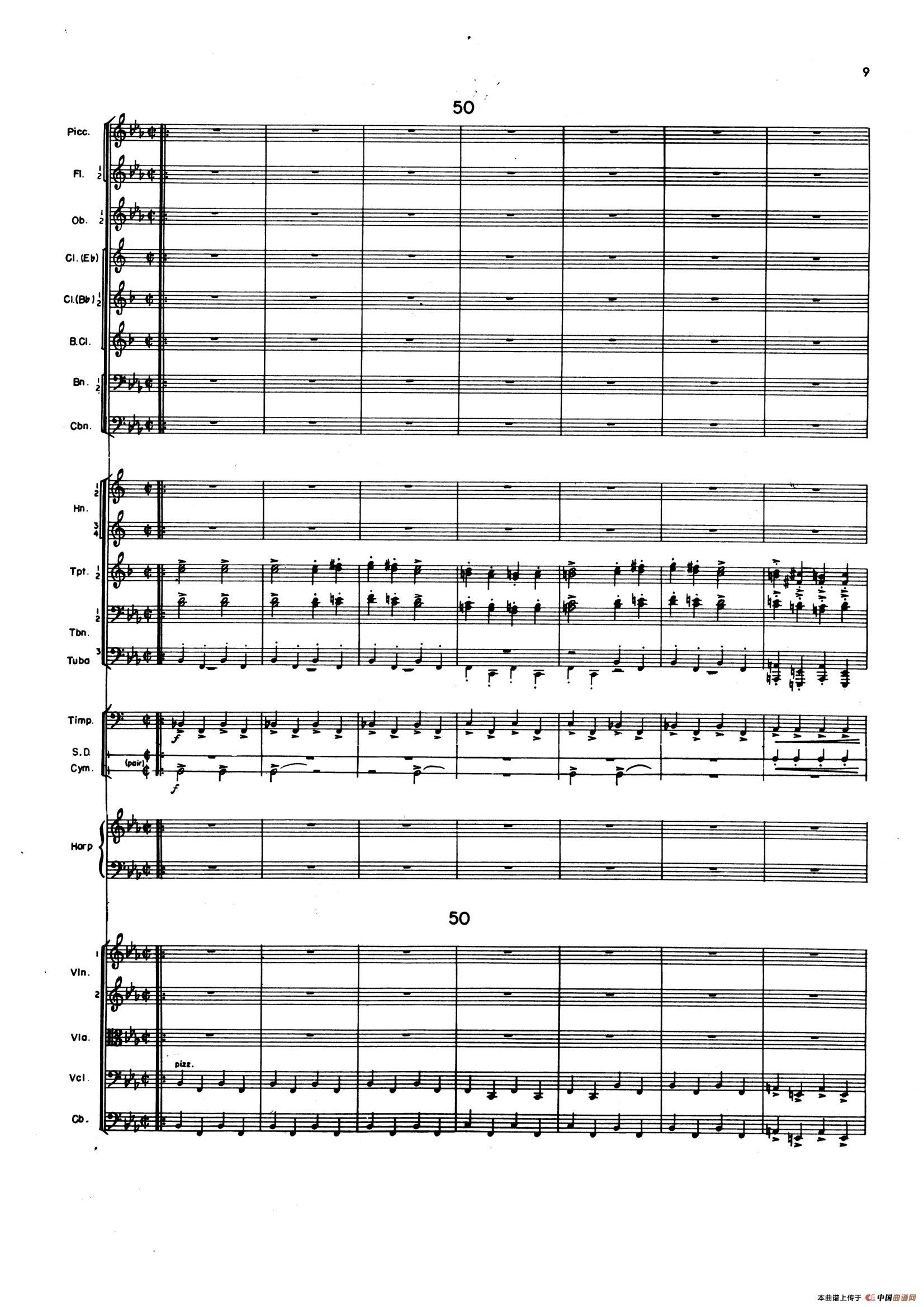 OVERTURE TO CANDIDE（《坎迪德》序曲）（交响乐总谱
