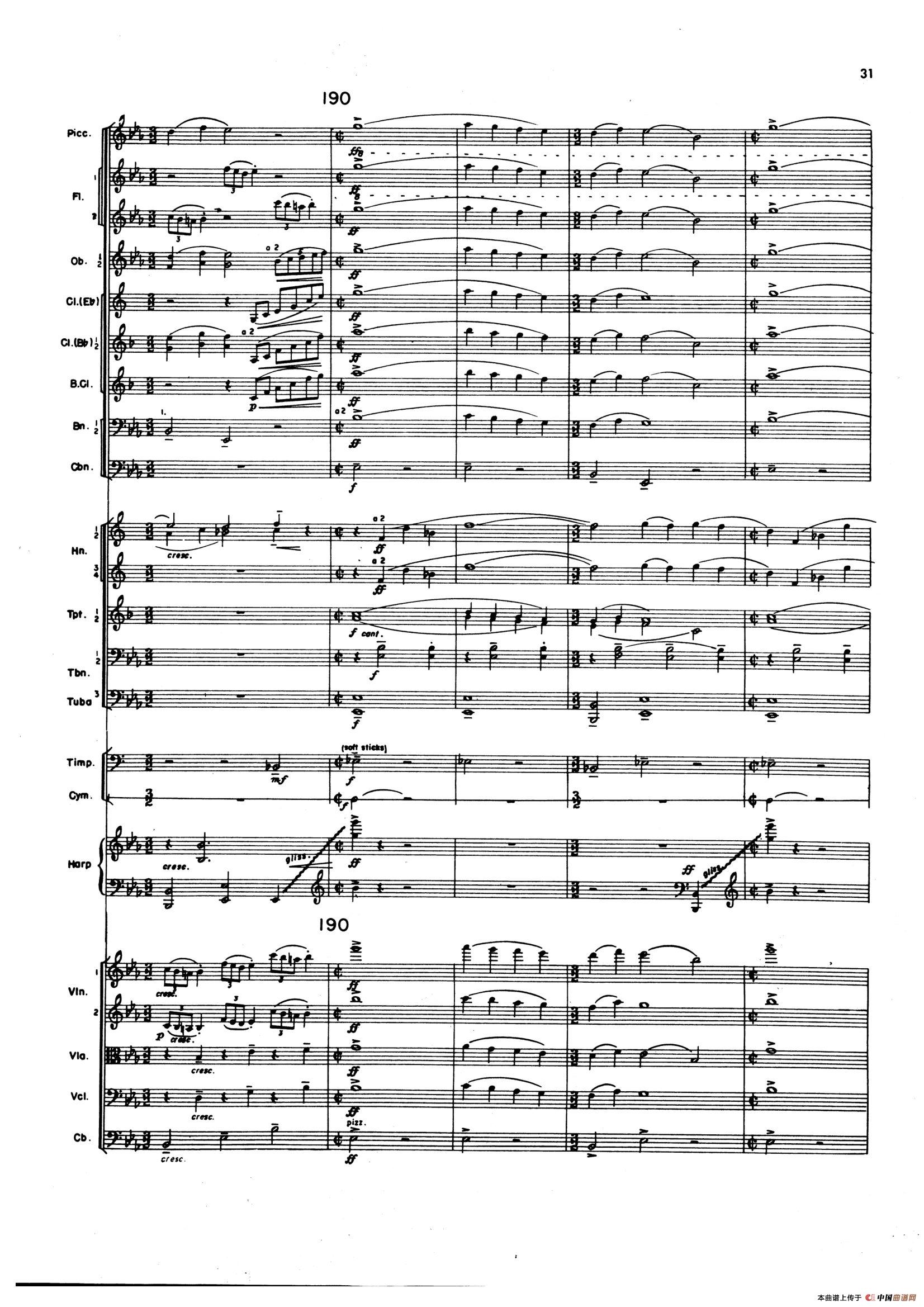 OVERTURE TO CANDIDE（《坎迪德》序曲）（交响乐总谱