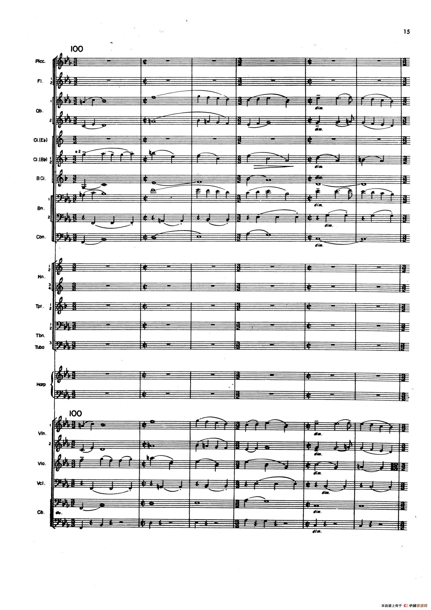 OVERTURE TO CANDIDE（《坎迪德》序曲）（交响乐总谱