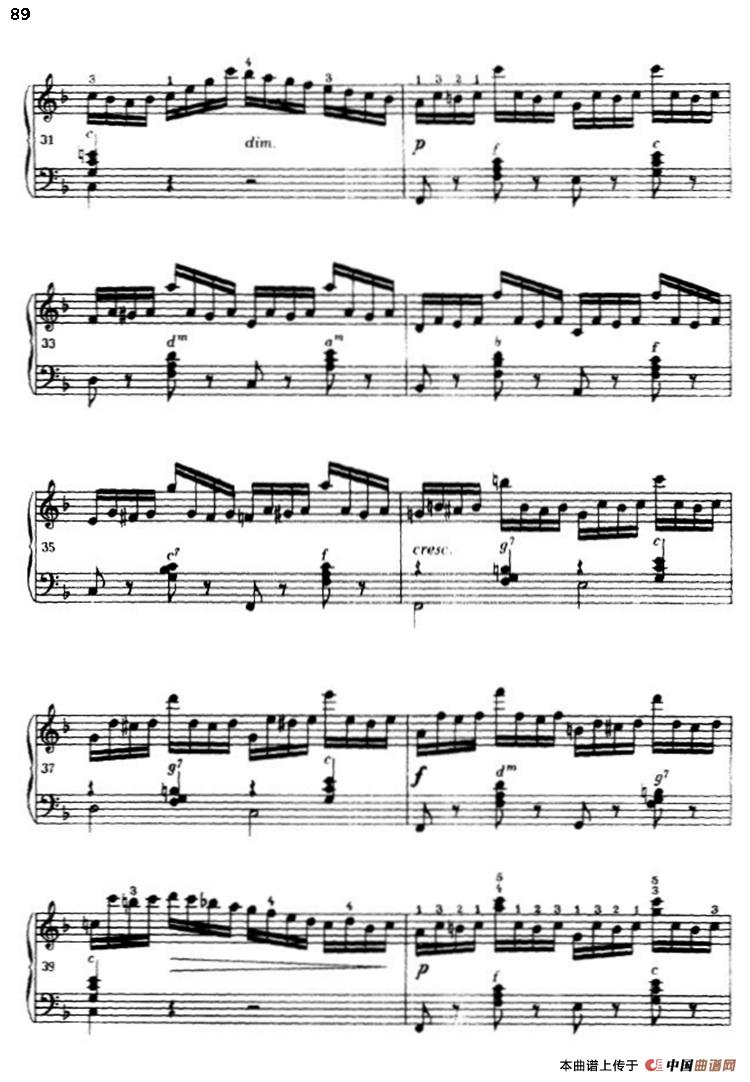 《车尔尼手风琴练习曲集》第Ⅲ册（P75—97）