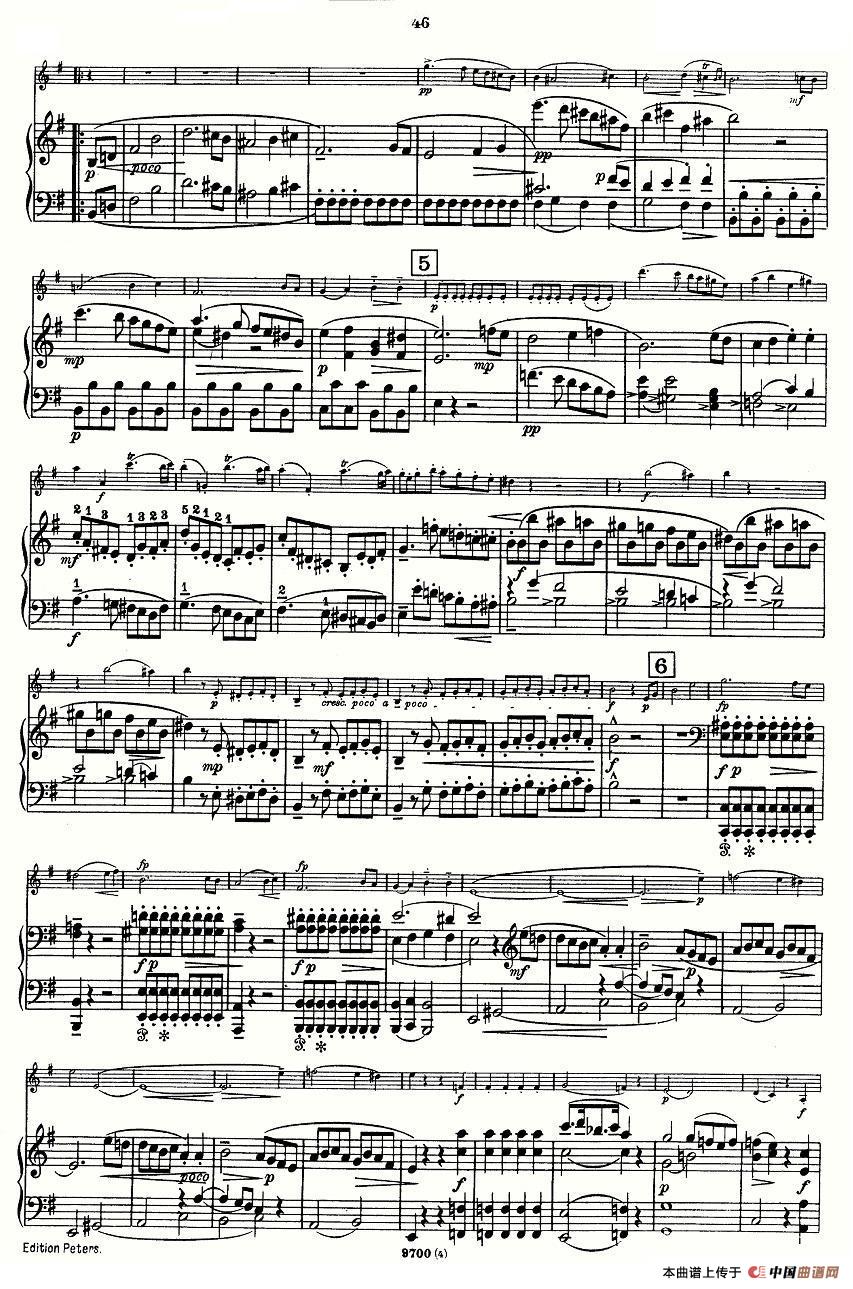 Mozart - Violin Sonata No.4, KV. 304（第四小提琴奏鸣曲