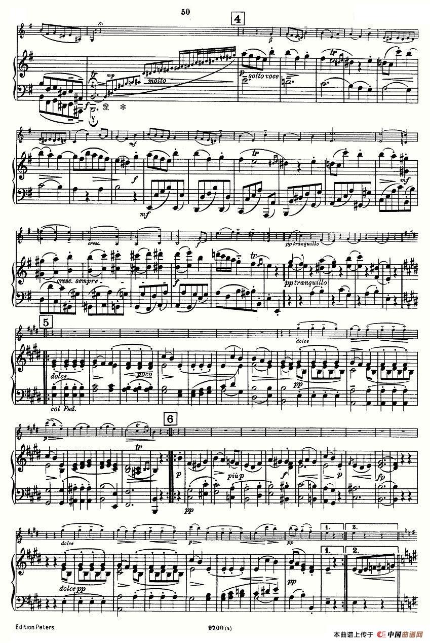 Mozart - Violin Sonata No.4, KV. 304（第四小提琴奏鸣曲