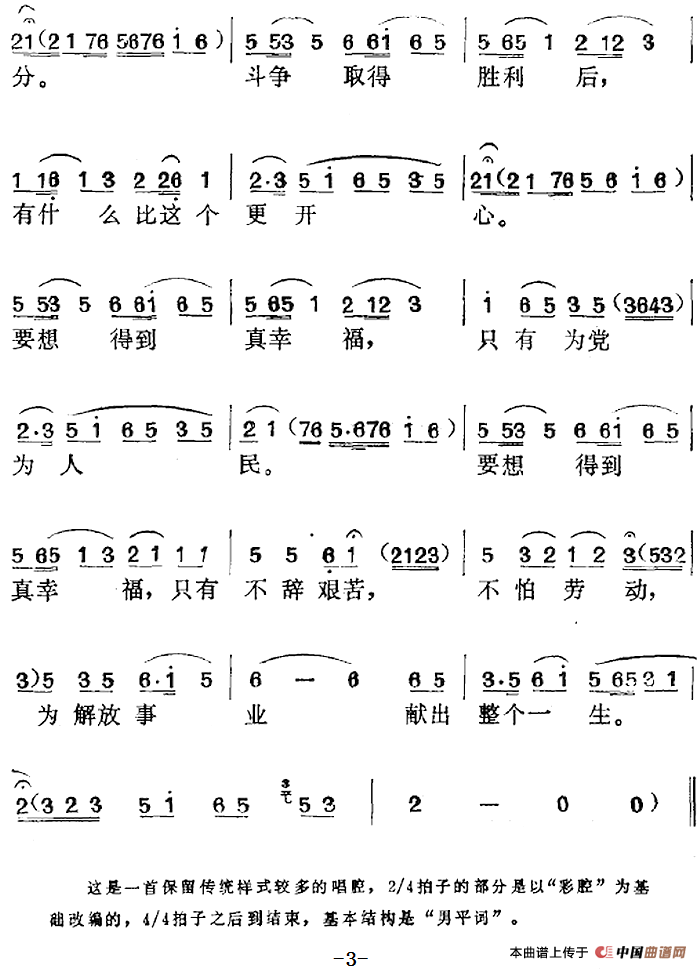 《年青的一代》选曲：你们的幸福是什么标准（