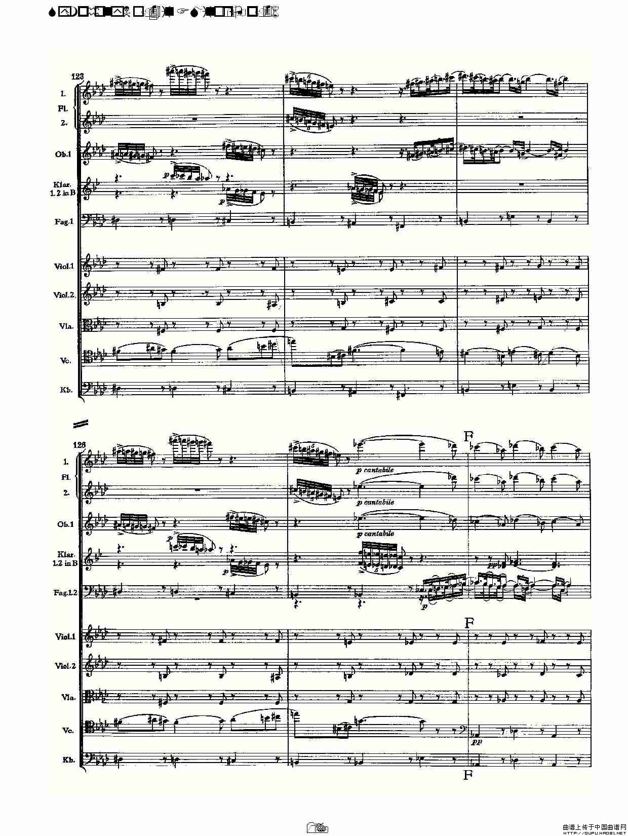 F小调第四交响曲,  Op. 36 第一乐章（一）