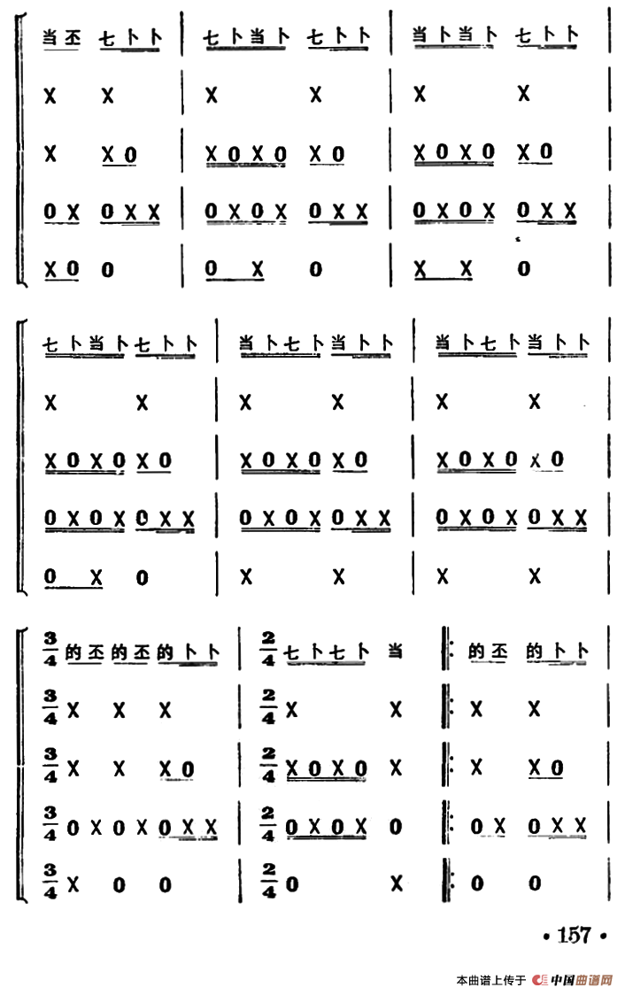 锦鸡拖尾（打击乐合奏）