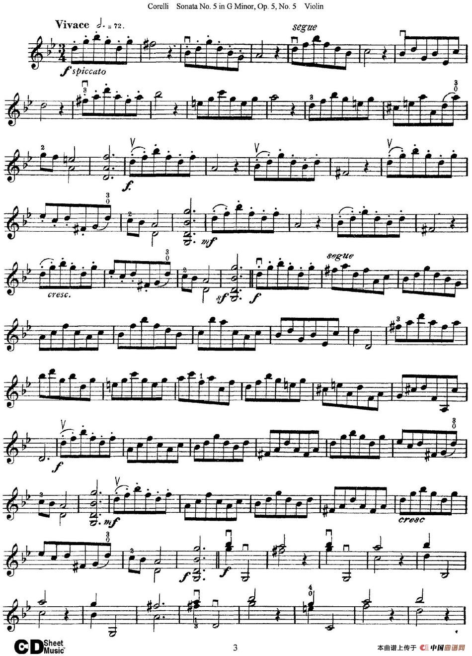 Sonata No.5 in G MinorOp.5 No.5