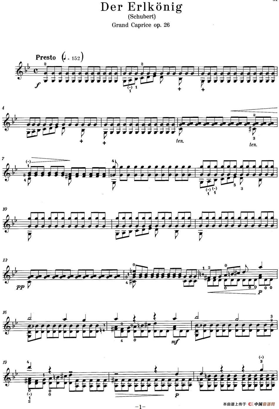 Der Erlkonig Grand Caprice op.26