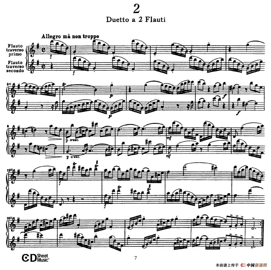 Six Duets（6首二重奏）（2）