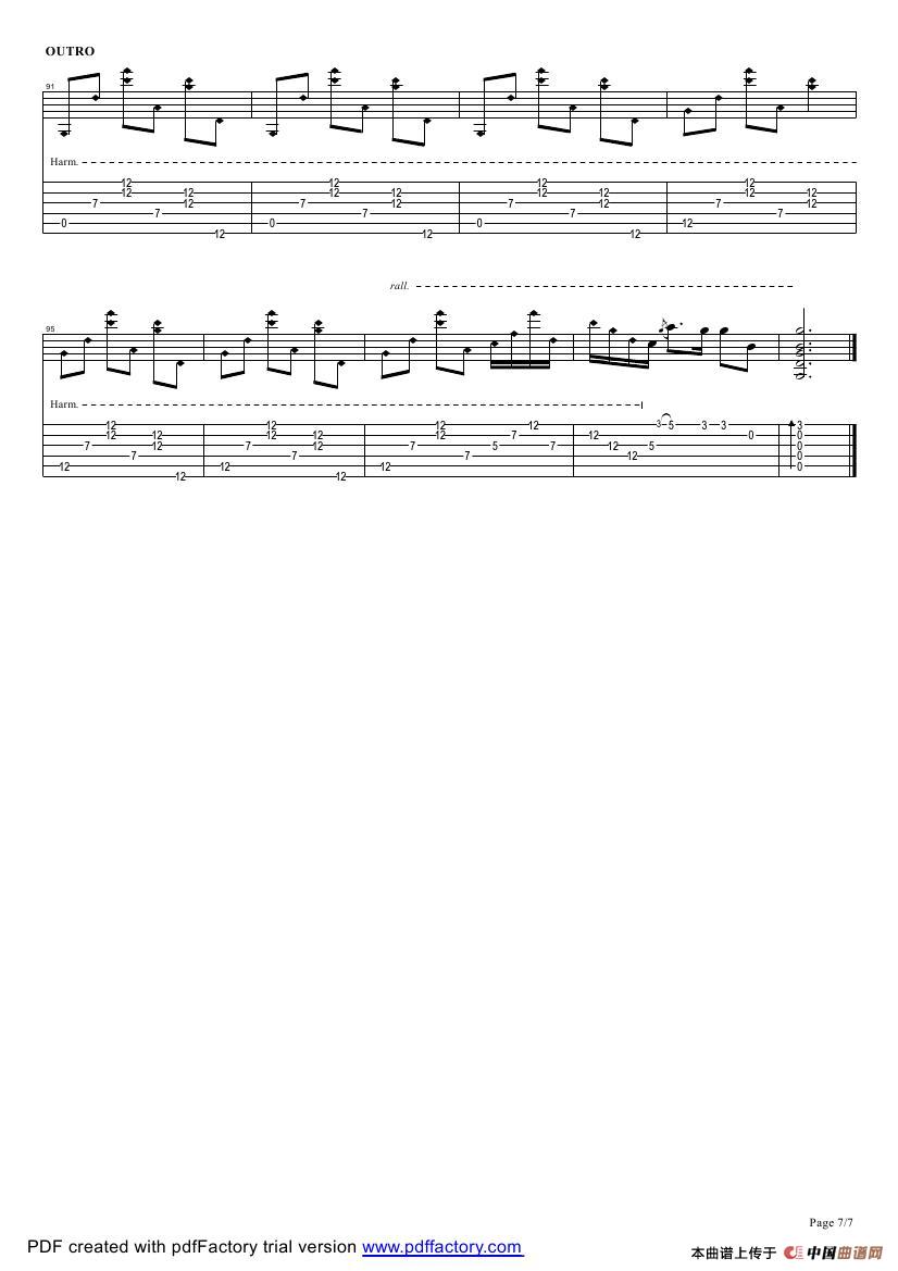 tommy emmanuel：smokey mountain lullaby（指弹吉它）