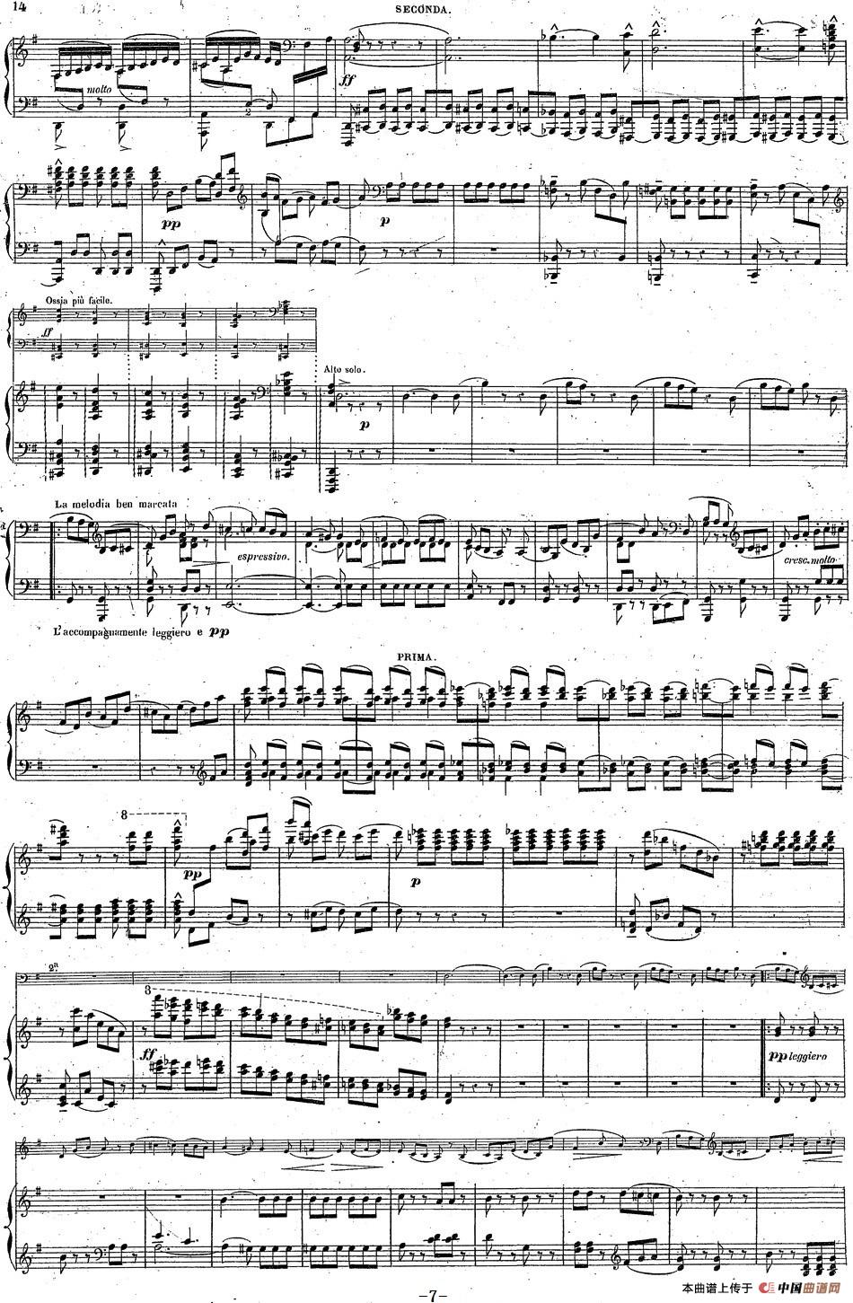 Harold en Italie Op.16 - 4 Hands（哈罗尔德在意大利·四