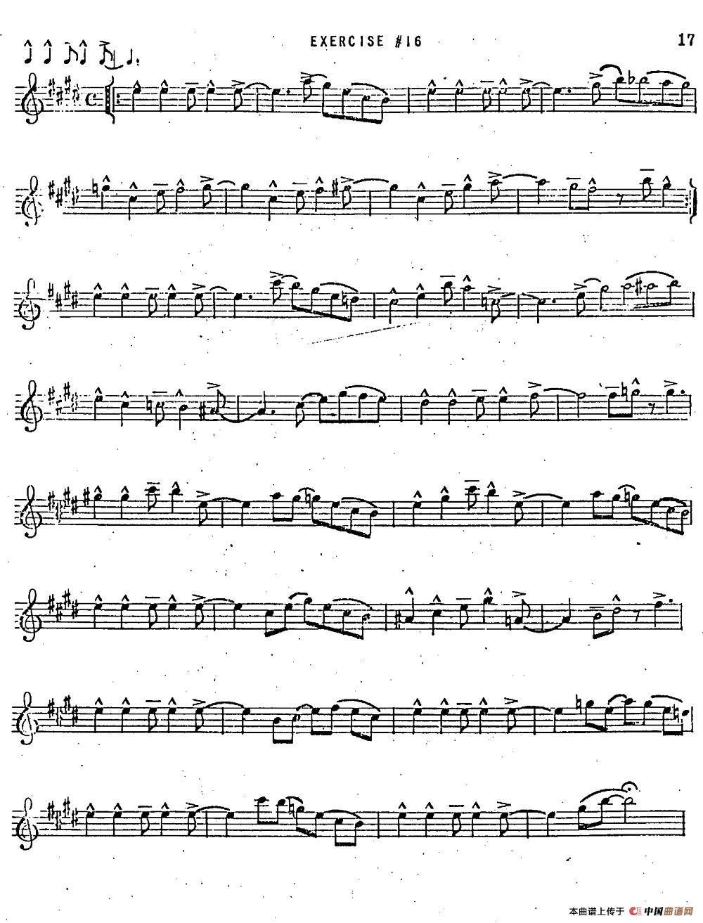 Intermediate Jazz Conception by Lennie Niehaus（20 Jazz Exer