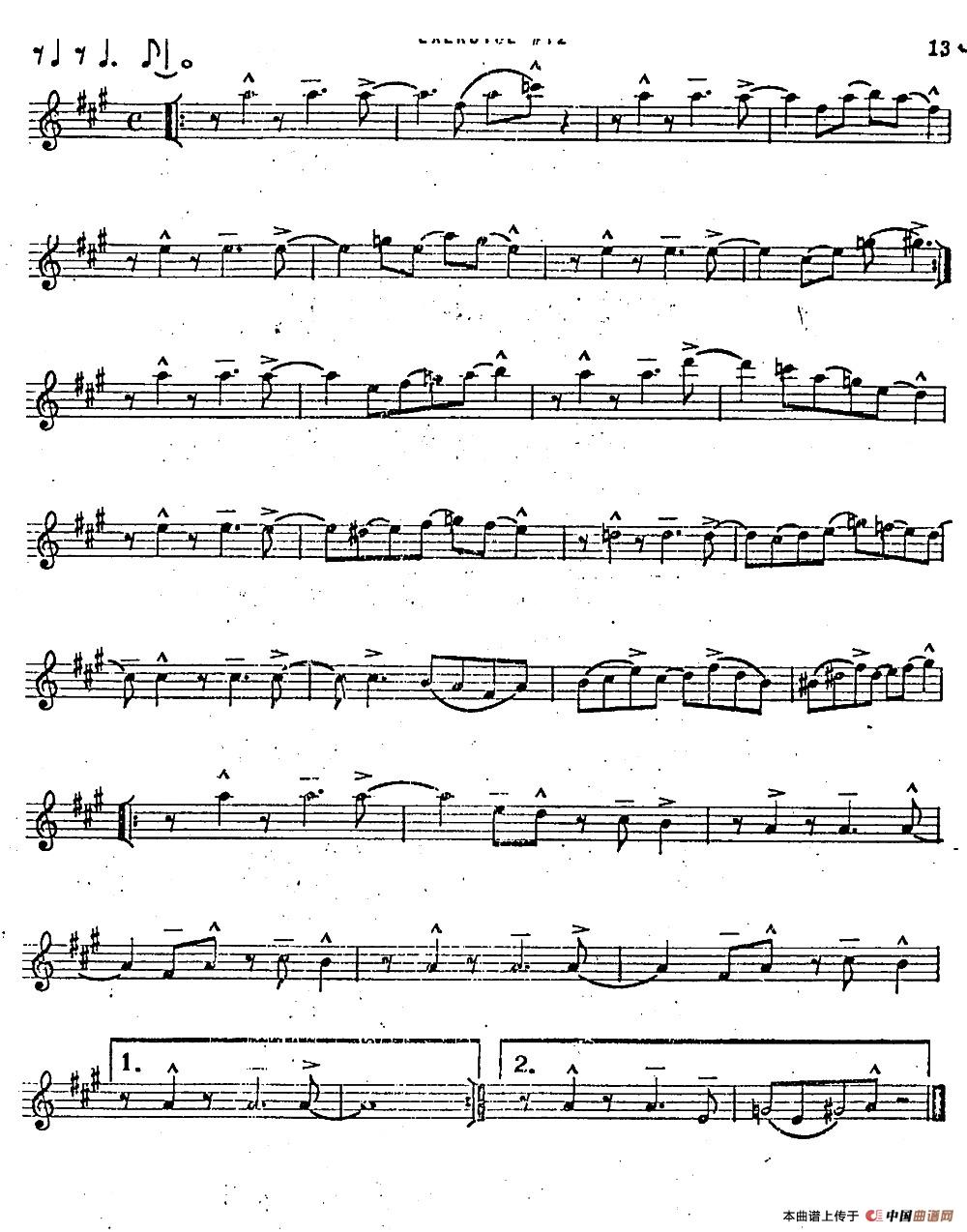 Intermediate Jazz Conception by Lennie Niehaus（20 Jazz Exer