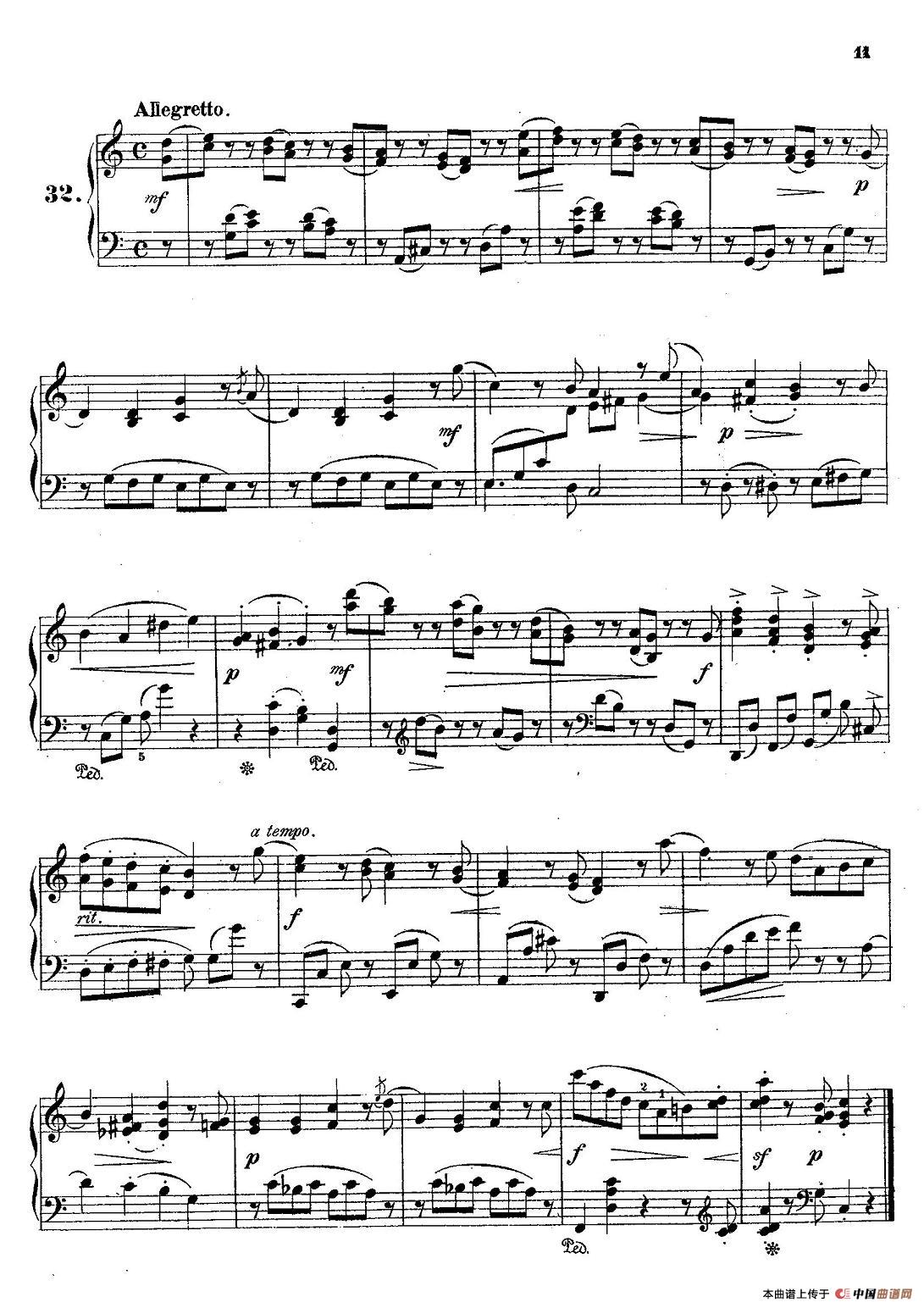 36 Etudes Rhythmiques et Melodiques Op.105（36首节奏与旋律