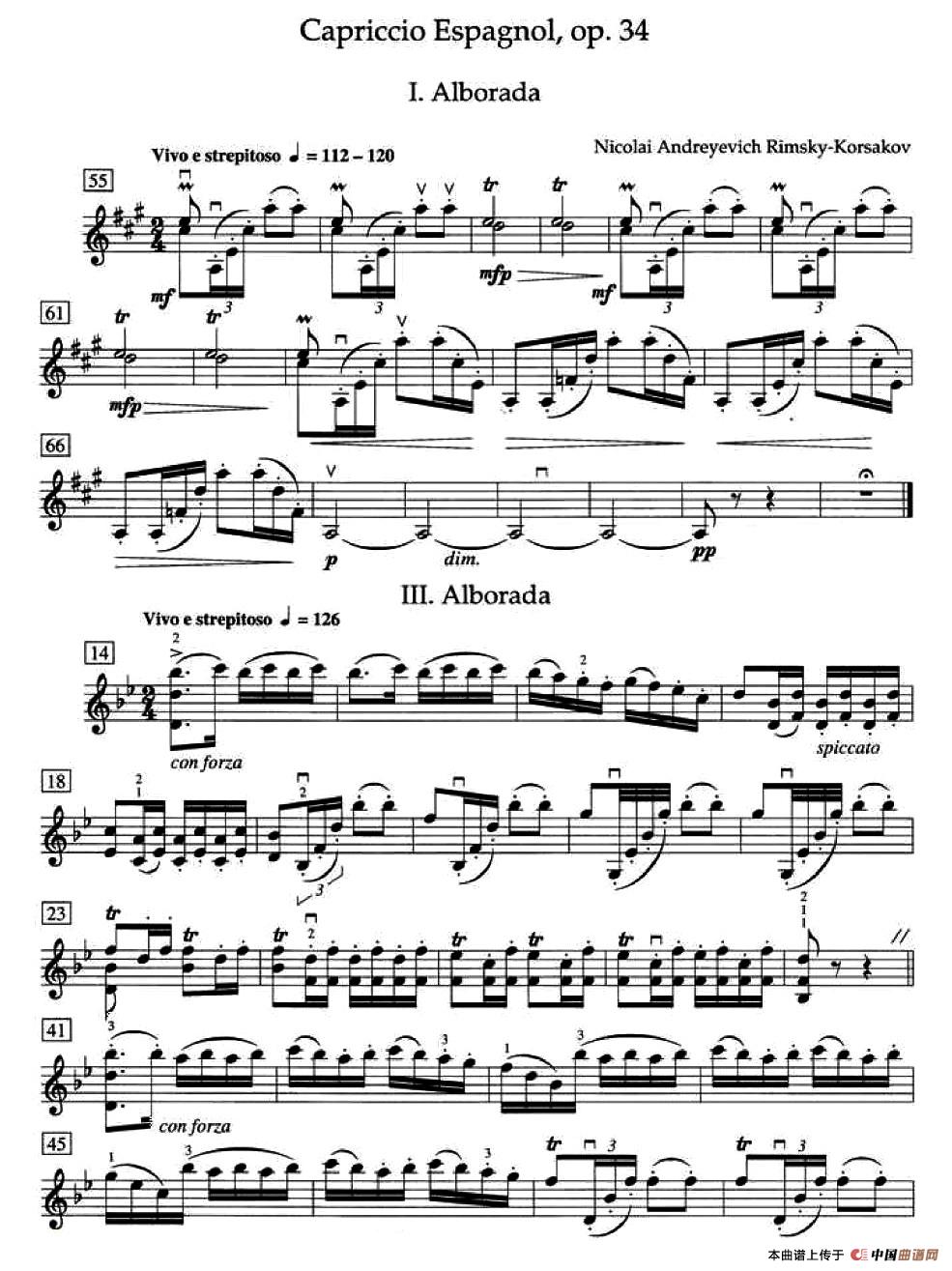 里姆斯基-柯萨科夫-Capriccio Espangol Op.34