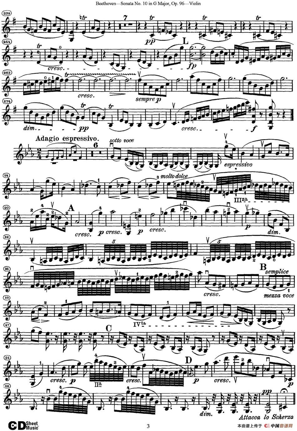 Violin Sonata No.10 in G Major Op.96_3