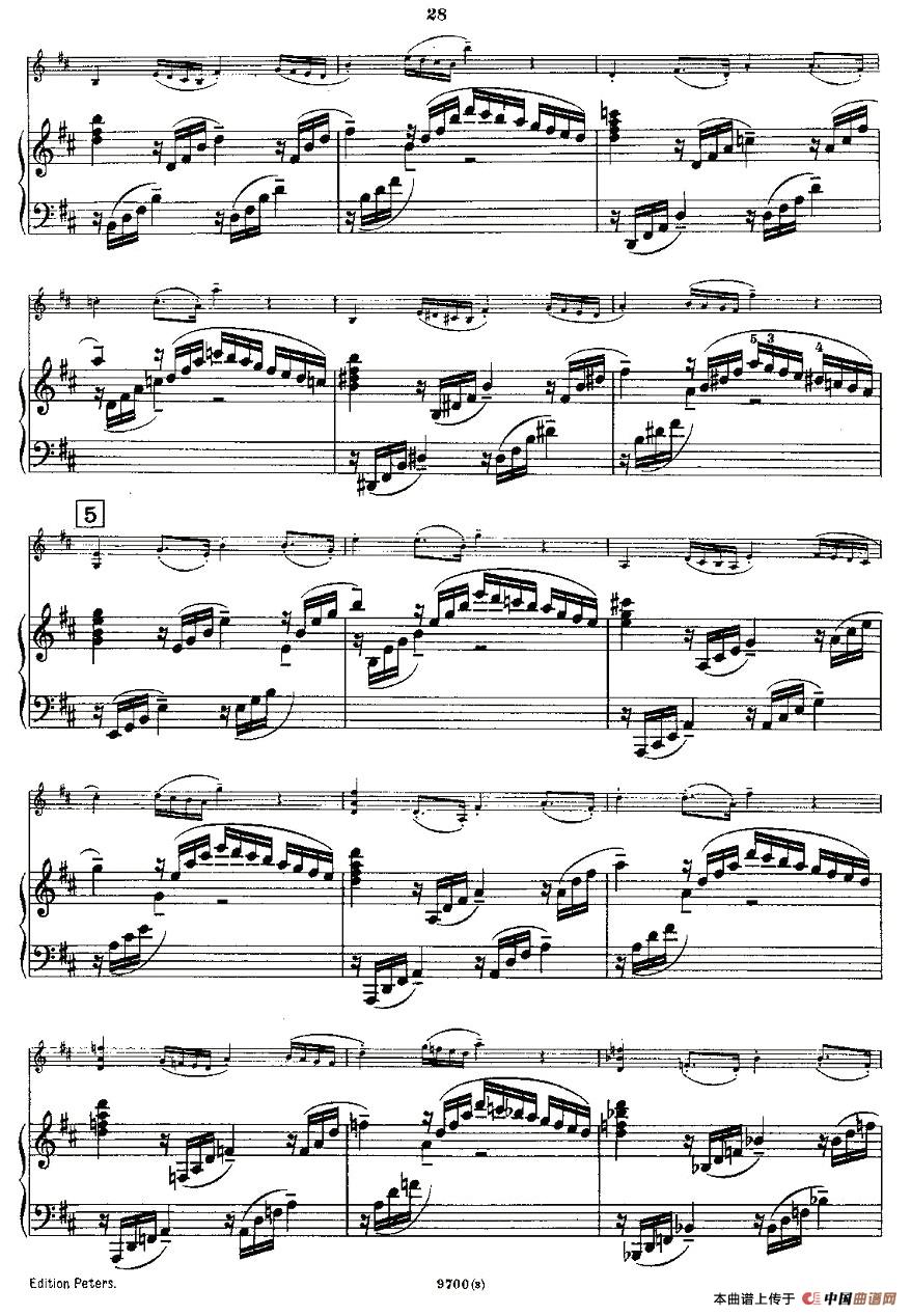 Mozart - Violin Sonata No.3, KV. 306（第三小提琴奏鸣曲