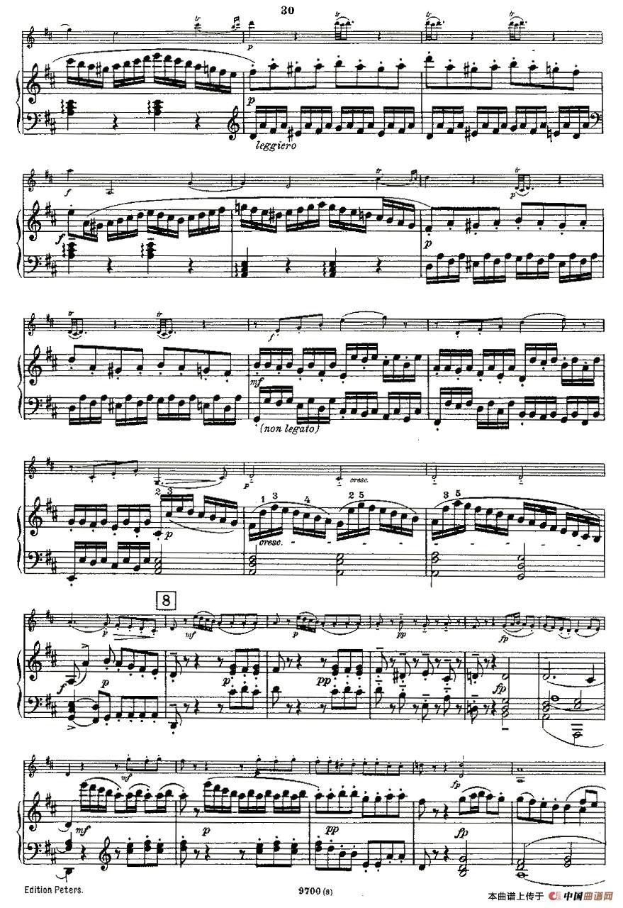 Mozart - Violin Sonata No.3, KV. 306（第三小提琴奏鸣曲