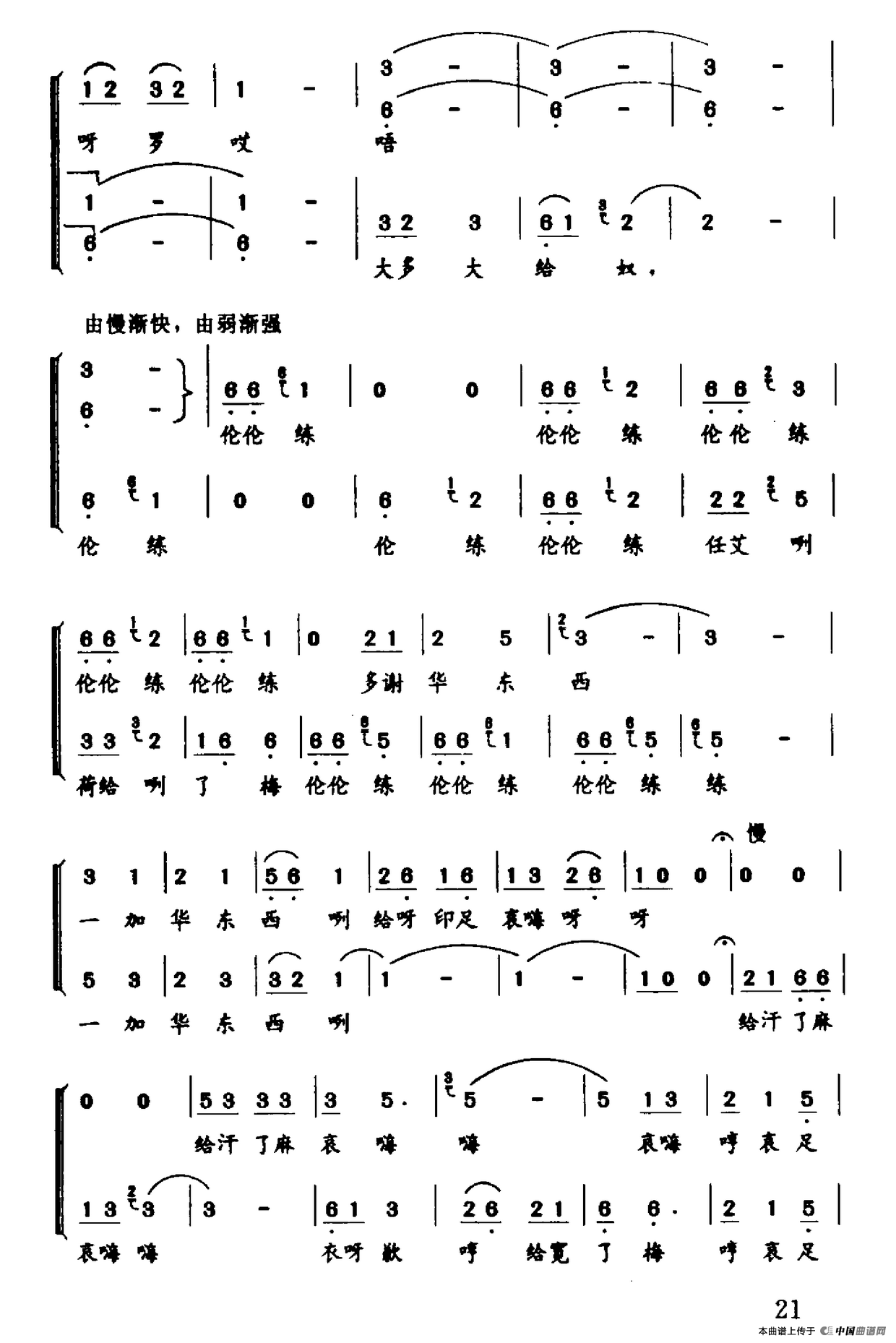 五月蝉虫叫得欢（侗族民歌）