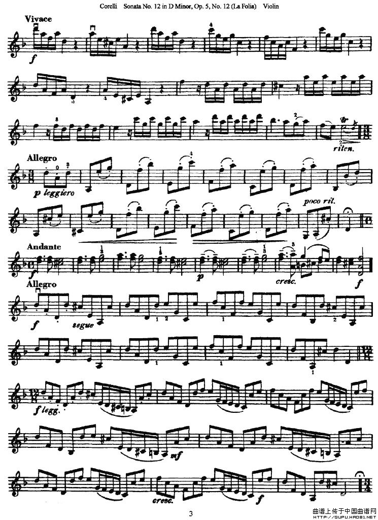 Sonata No.12 in D Minor