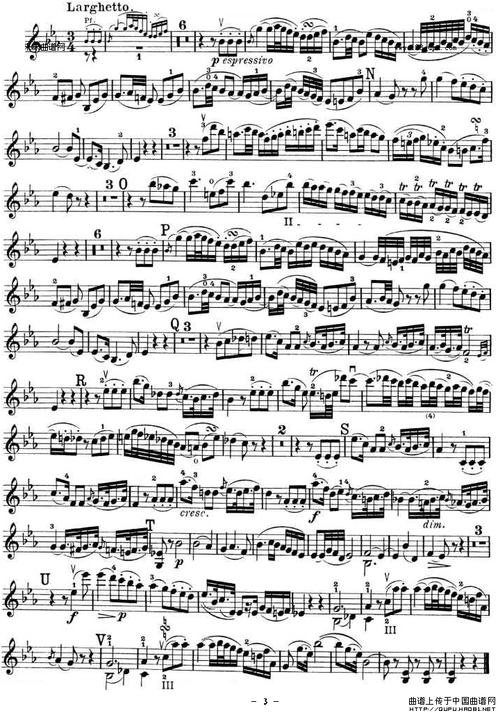 提琴三重奏 第二首 降B大调 K.502 之 Violin TRIO