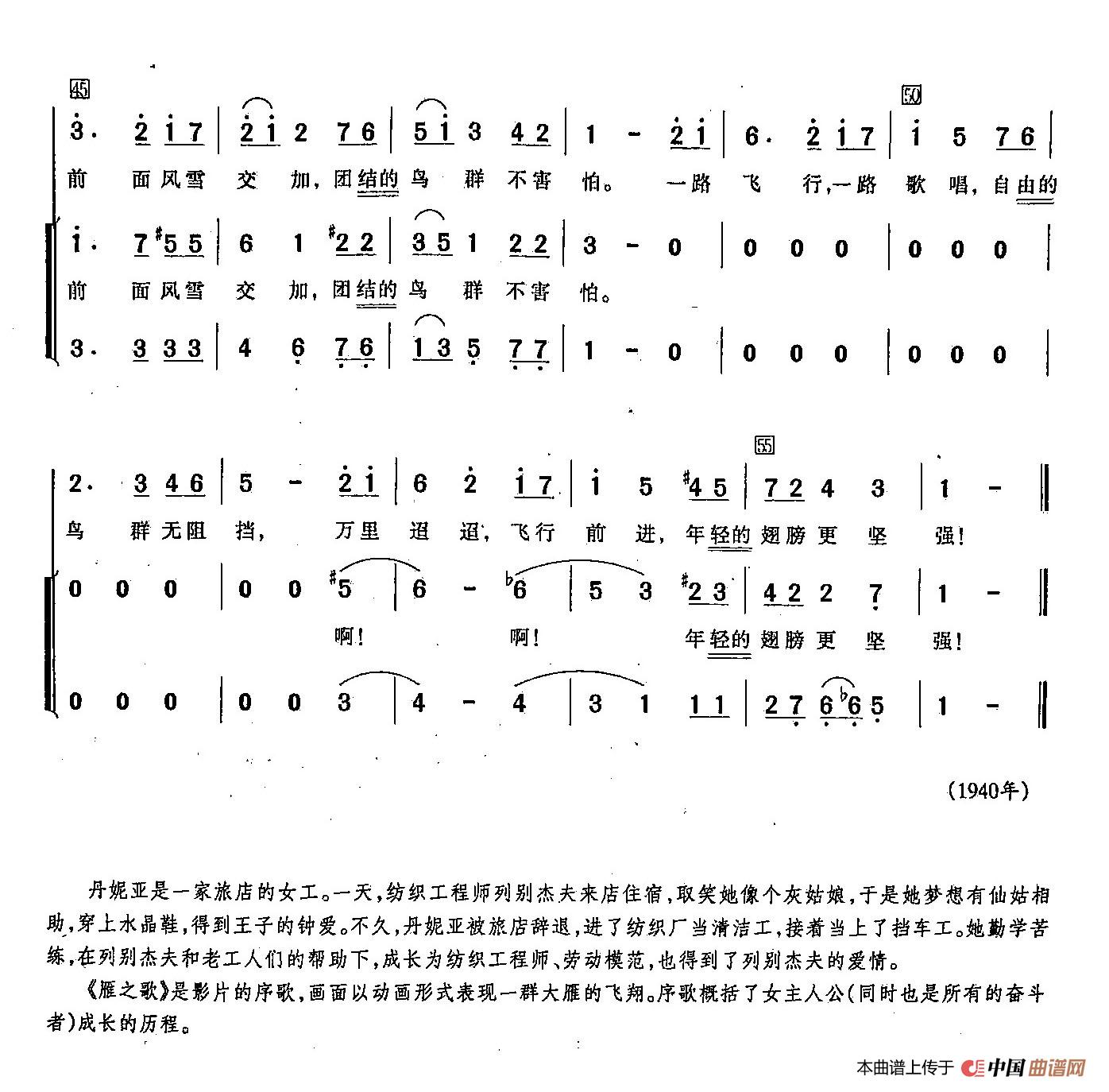 [俄]32雁之歌（合唱-影片《光明之路》插曲）
