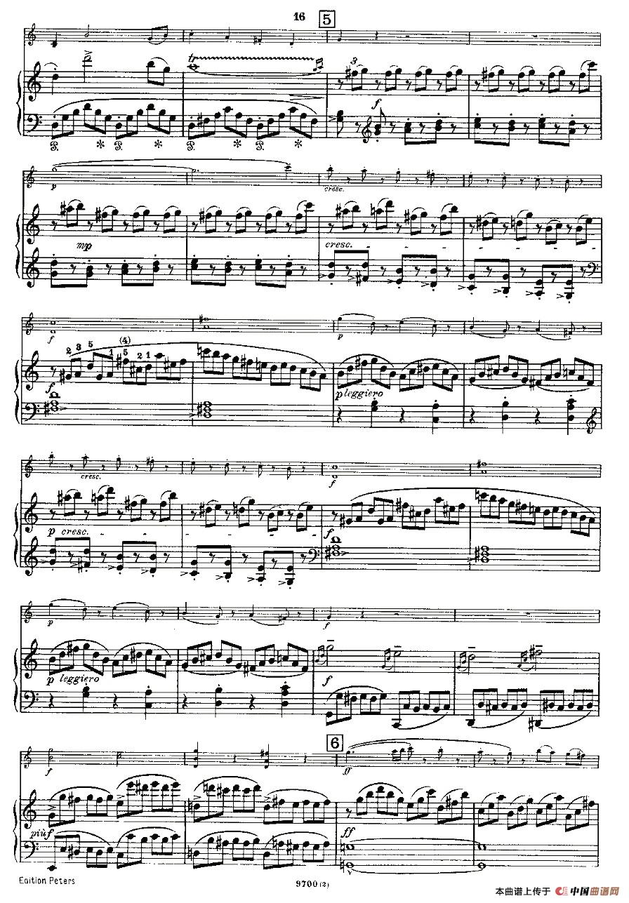 Mozart - Violin Sonata No.2, KV. 303（第二小提琴奏鸣曲