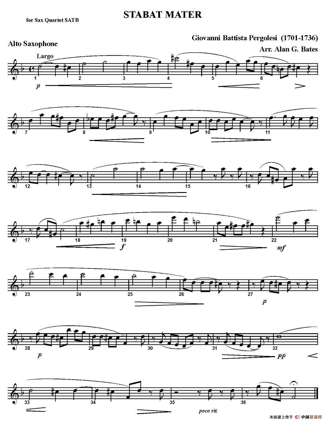 STABAT MATER（四重奏）