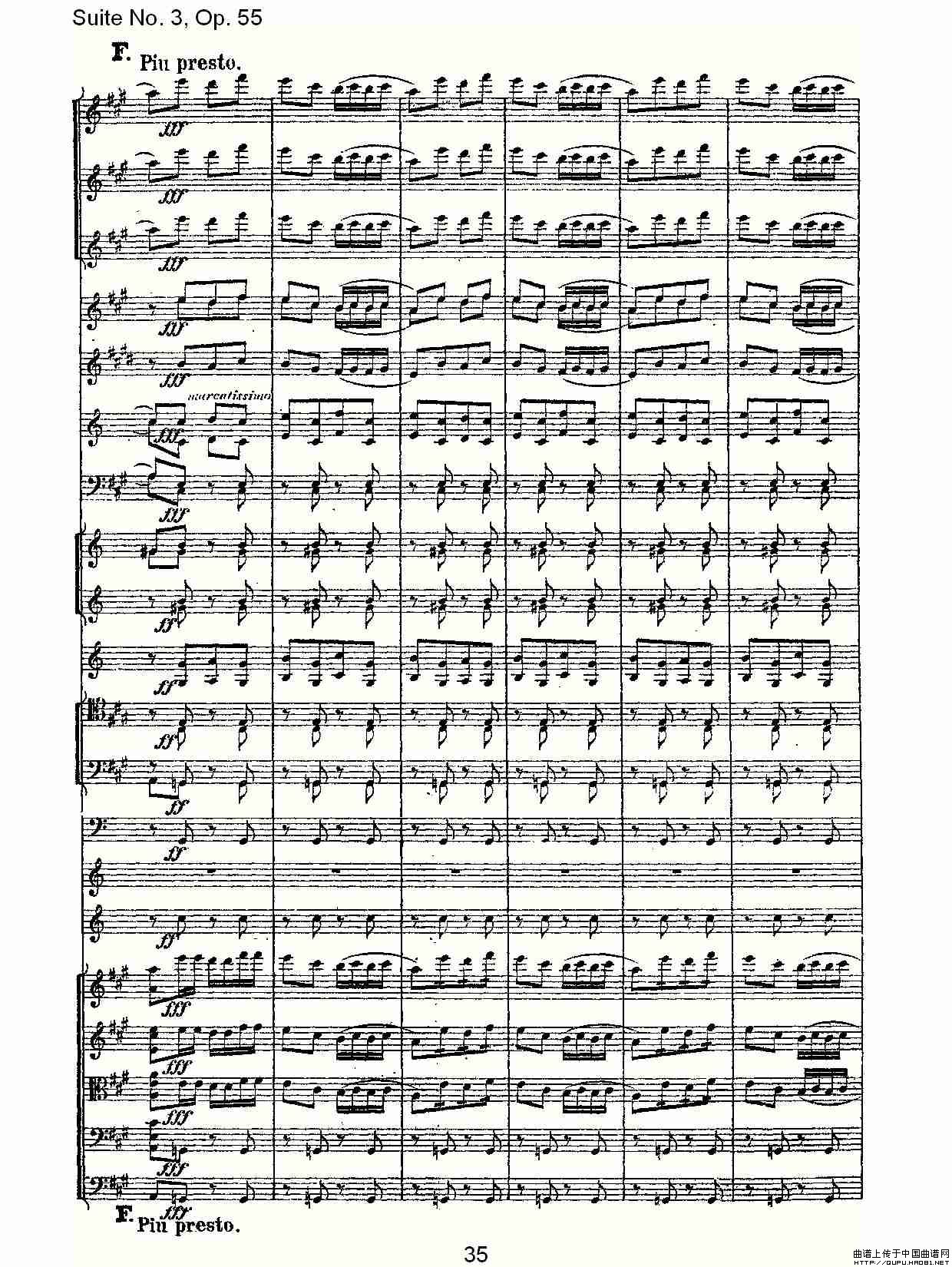 Suite No. 3, Op.55  第三套曲,Op.55第四乐章第一部（二